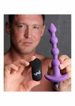 Vibrating Silicone Anal Beads and Remote Control