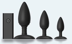 Ace Large - Vibrerende Buttplug met Afstandsbediening