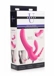 Regal Rider - Driedubbele Vibrerende Siliconen Strapless Strap-On