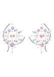 Body Jewelry Stickers - Nipples - Glow in the Dark - Opal One Size
