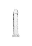 Straight Realistic Dildo Suction Cup - 7'' / 18 - Tra