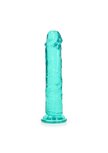 Straight Realistic Dildo Suction Cup - 7'' / 18 - Tur