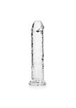 Straight Realistic Dildo Suction Cup - 8'' / 20 - Tra
