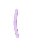 Realistic Double Dong - 13'' / 34 cm - Purple