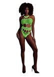 Body with Grecian Neckline - Neon Green - XS/XL XS-XL