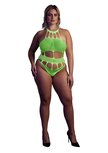 Body with Grecian Neckline - Neon Green - XL/XXXXL XL-XXXXL