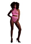 Turtle Neck and High Waist Slip - Pink - XS/XL XS-XL