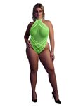 Body with Halter Neck - Neon Green - XL/XXXXL XL-XXXXL