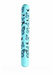 Monarch X-long Bullet - Butterfly Print Teal Blue