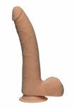 D Slim - Realistische ULTRASKYN Dildo met Ballen - 20 cm