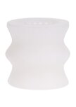 Glow Helping Head Silicone - Masturbator - Frost / Glow