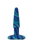Groovy - Silicone Anal Plug - 4" / 10 cm - Ocean