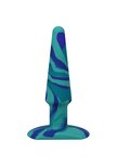 Groovy - Silicone Anal Plug - 5" / 12 cm - Ocean