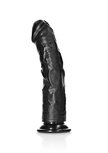 Gebogen Realistische Dildo met Zuignap - 25,5 cm