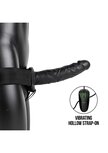 Vibrerende Holle Strap-On zonder Ballen - 20,5 cm