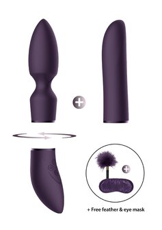 Pleasure Kit #4 - Vibrator met Verschillende Opzet Stukken