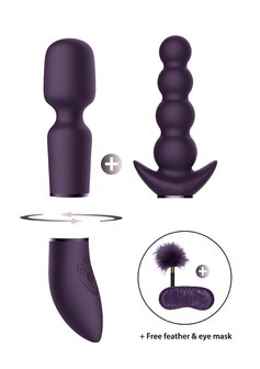 Pleasure Kit #3 - Vibrator met Verschillende Opzet Stukken