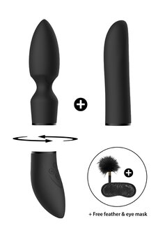 Pleasure Kit #4 - Vibrator met Verschillende Opzet Stukken