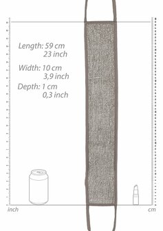 Groot-Rugband Washandje