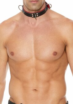 Leren Bondage Halsband One Size