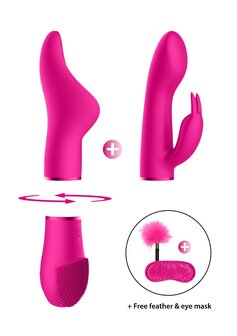 Pleasure Kit #1 - Vibrator met Verschillende Opzet Stukken