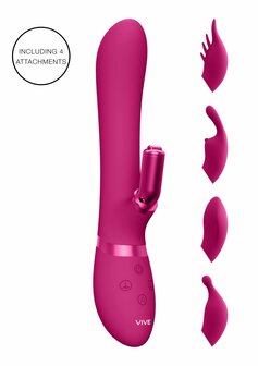 Chou - Luxe Vibrator met Verwisselbare Clitoris Sleeves