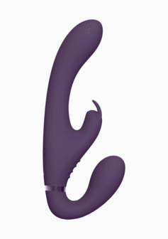 Suki - Luxe Strapless Strap On Vibrator