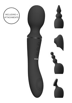 Nami - Dubbelzijdige Wand en Clitoris Vibrator
