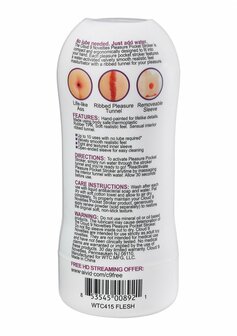 Pleasure Anale Pocket Masturbator Water Geactiveerd