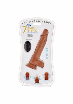 Pro Sensuele Swirl Thrust - Dildo - 18 cm