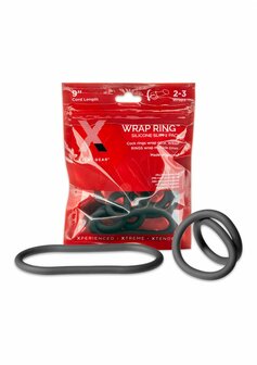 Silicone Slim Wrap Ring - Cockring / Ball Strap - 23 cm