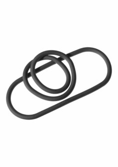 Silicone Slim Wrap Ring - Cockring / Ball Strap - 23 cm