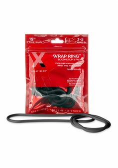 Silicone Slim Wrap Ring - Cockring / Ball Strap - 38 cm