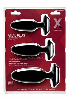Finger Grip Plug Starter Kit - Butt Plug Kit met Vingergrip