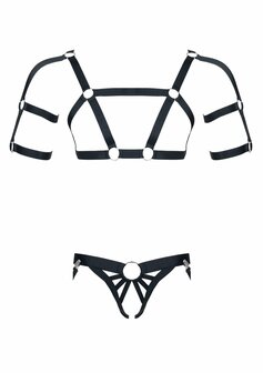 2PC Rubber men&#039;s set - Black 2XL/3XL