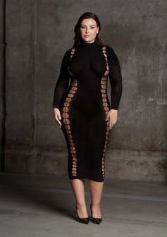 Carme XI - Jurk met Col - Plus Size Queen Size