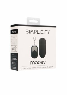 Macey - Vibrerend Eitje met Afstandsbediening