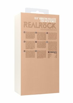 Vibrerende Realistische Lul met Scrotum - 25 cm