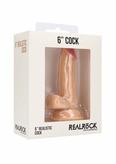 Realistische Lul met Scrotum - 15 cm