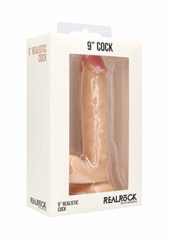 Realistische Lul met Scrotum - 23 cm