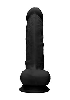 Siliconen Dildo met Ballen - 18 cm