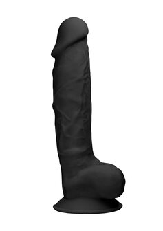 Siliconen Dildo met Ballen - 23 cm