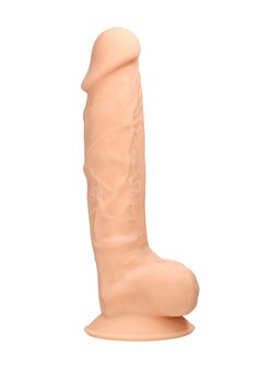 Siliconen Dildo met Ballen - 23 cm