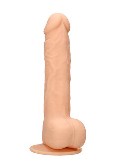 Siliconen Dildo met Ballen - 24 cm