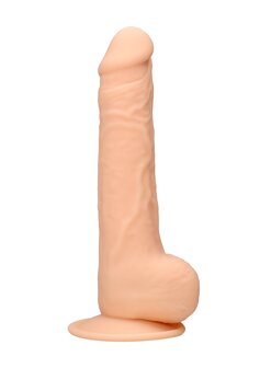 Siliconen Dildo met Ballen - 24 cm