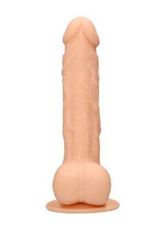 Siliconen Dildo met Ballen - 24 cm