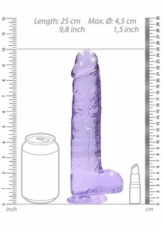 Realistische Dildo met Ballen - 23 cm