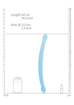 Niet-Realistische Dubbele Dong - 42 cm