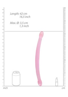 Niet-Realistische Dubbele Dong - 42 cm