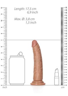 Slanke Realistische Dildo met Zuignap - 15,5 cm